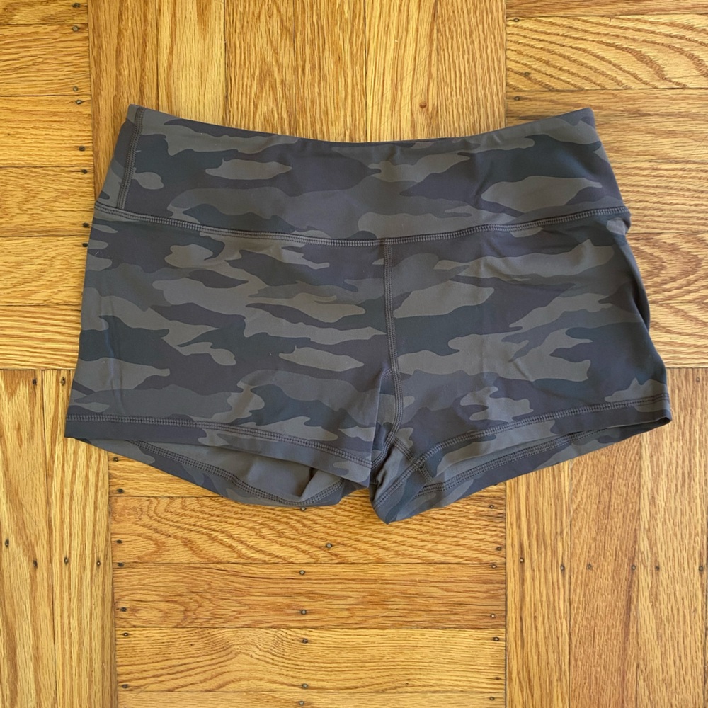 Savage Barbell Camo Booty Shorts